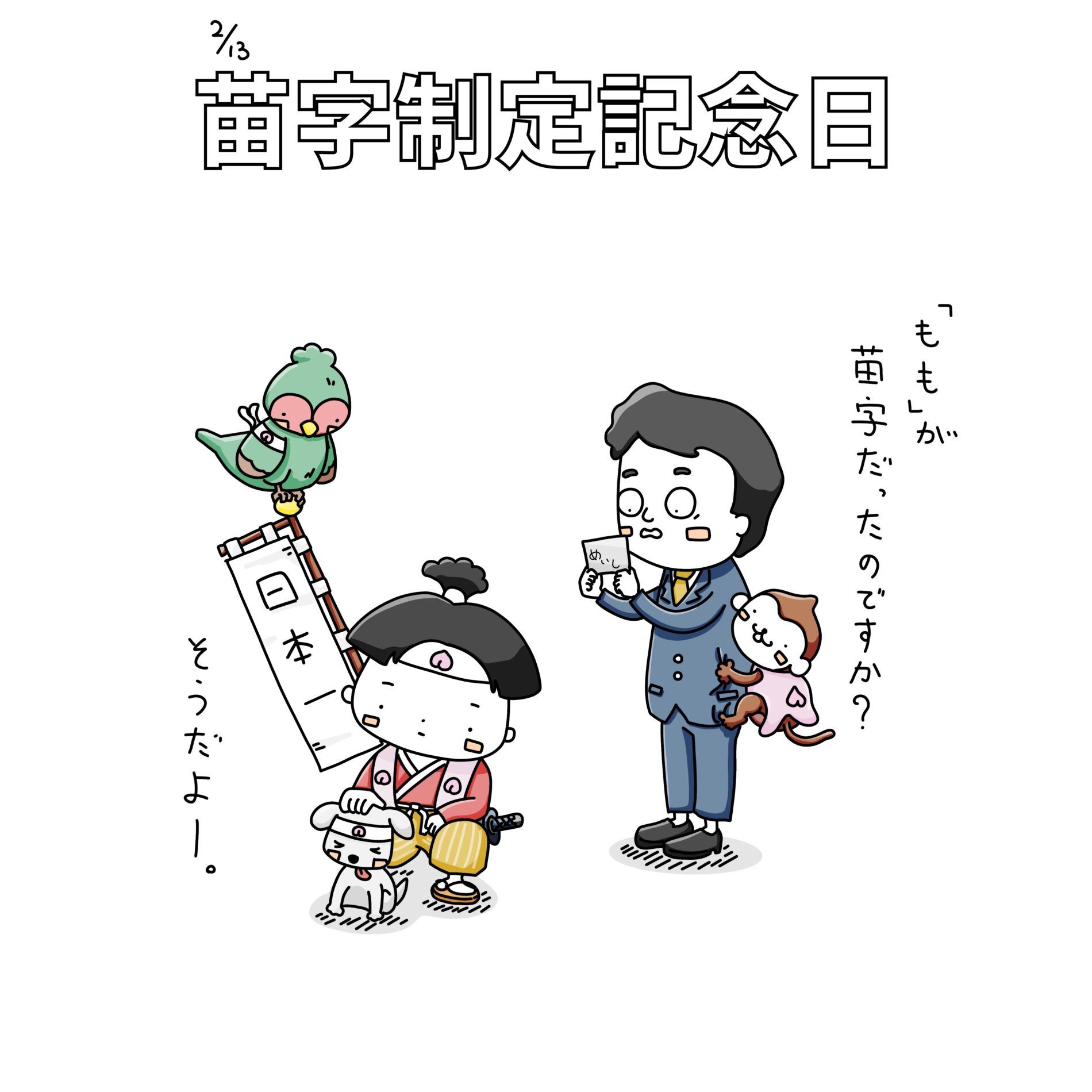 苗字制定記念日